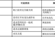西门子洗衣机E18故障码解析（常见原因及解决办法）