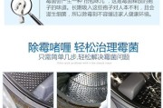 如何清洗滚筒洗衣机霉菌（简单有效的清除洗衣机内的霉菌）