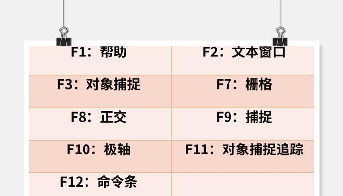 关闭对象捕捉快捷键是什么（掌握关键快捷键）