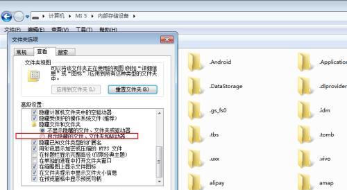 电脑文件夹隐藏的秘密（探索隐藏文件夹的方法与技巧）