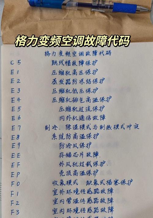 空调开机出现F1是什么原因（解决F1故障的方法及注意事项）