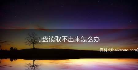手机u盘无法识别？一招教你轻松解决
