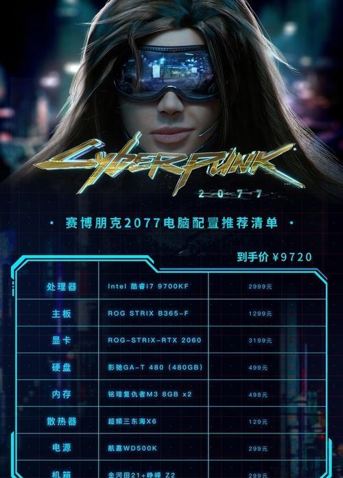 赛博朋克2077配置要求多少钱？如何根据预算选择合适的电脑配置？