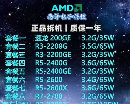 AMD锐龙Ryzen5电脑配置清单？如何选择最佳配件组合？
