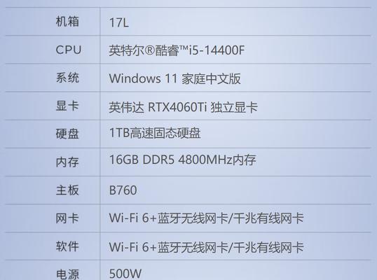 如何解读豪哥电脑的配置参数表？