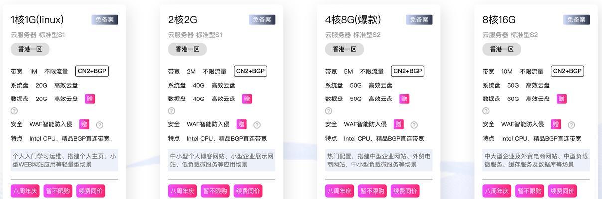 选购轻量云服务器需要注意什么？