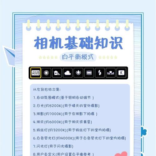 佳能相机白平衡调整方法及常见问题解答？