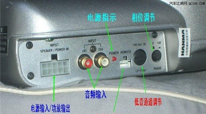 箱式低音炮汽车接线方法是什么？